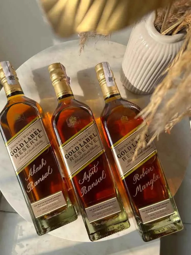 Engraved Bottle Services (Delhi & Gurugram only) - Marigold By Sadhika-