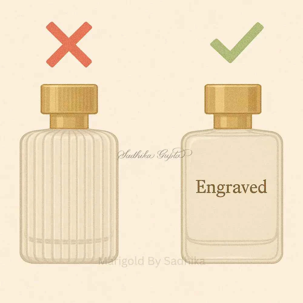 Personalised Perfume Engraving - Marigold By Sadhika-