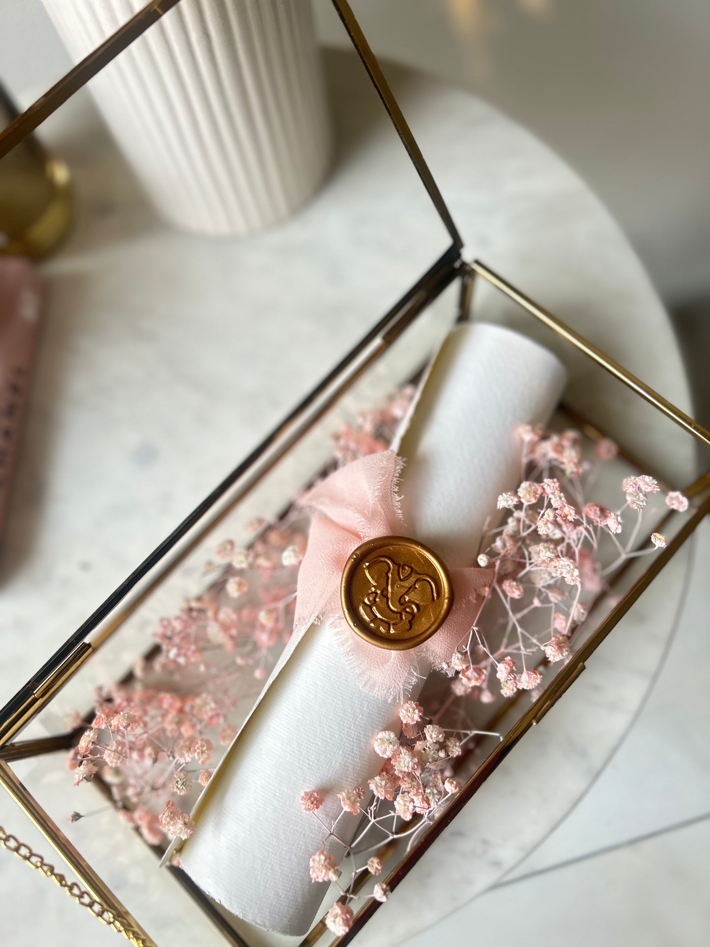 Calligraphed Wedding Invite