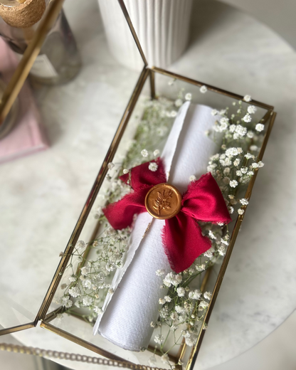 Calligraphed Wedding Invite