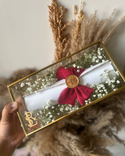 Calligraphed Wedding Invite