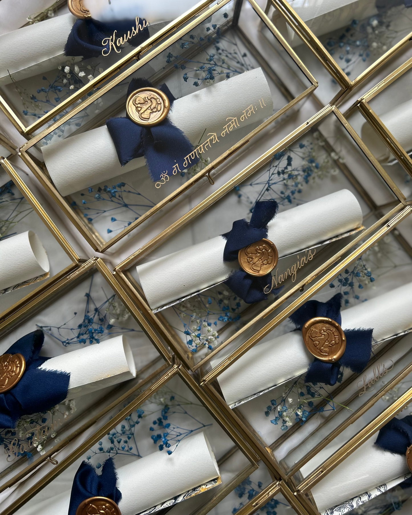 Calligraphed Wedding Invite