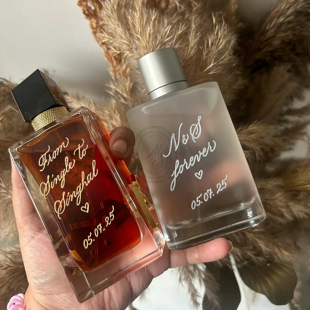 Personalised Perfume Bottle Engraving - Marigold By Sadhika