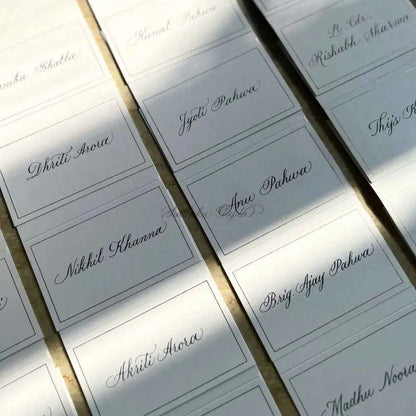 Custom Calligraphy Placecards - Marigold By Sadhika-
