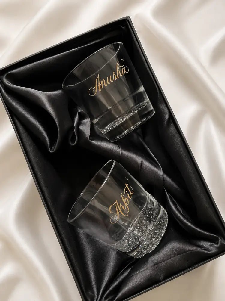 Personalised Engraved Whiskey Glasses