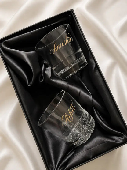 Personalised Engraved Whiskey Glasses