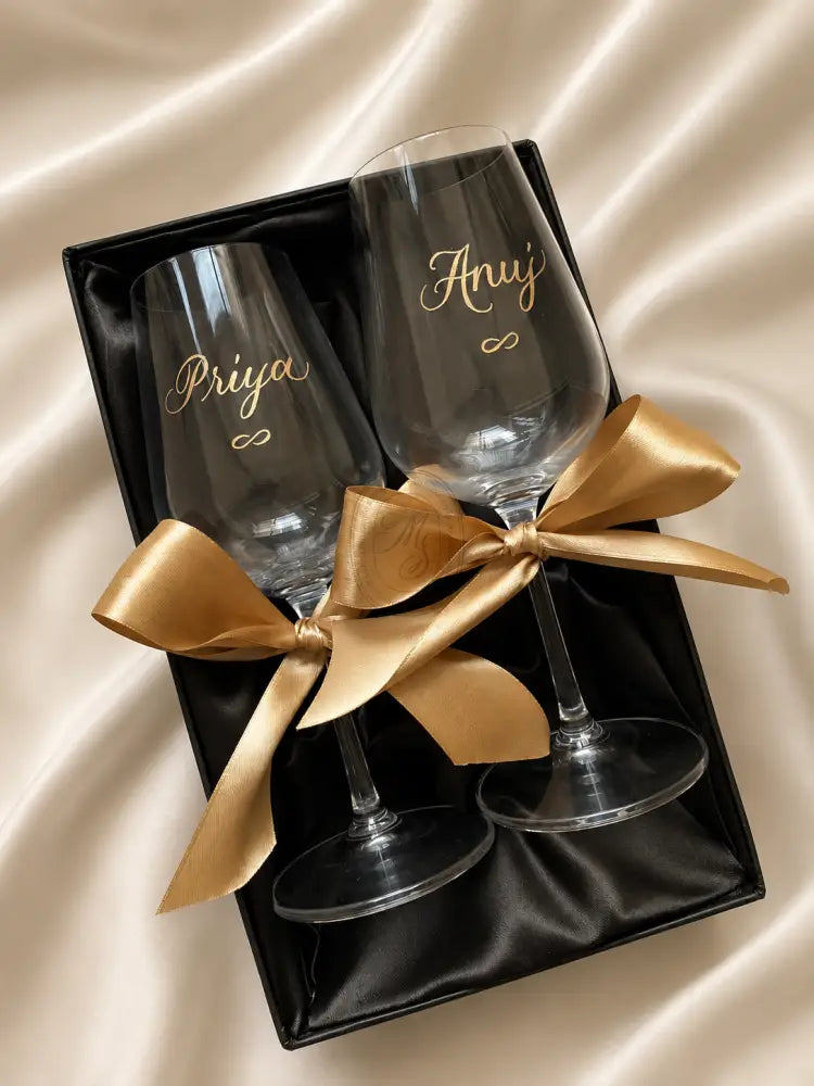 Personalised Engraved Wine Glasses