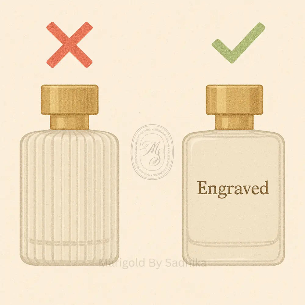 Personalised Perfume Engraving - Marigold By Sadhika-