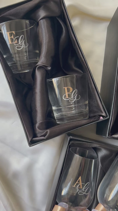 Personalised Engraved Whiskey Glasses